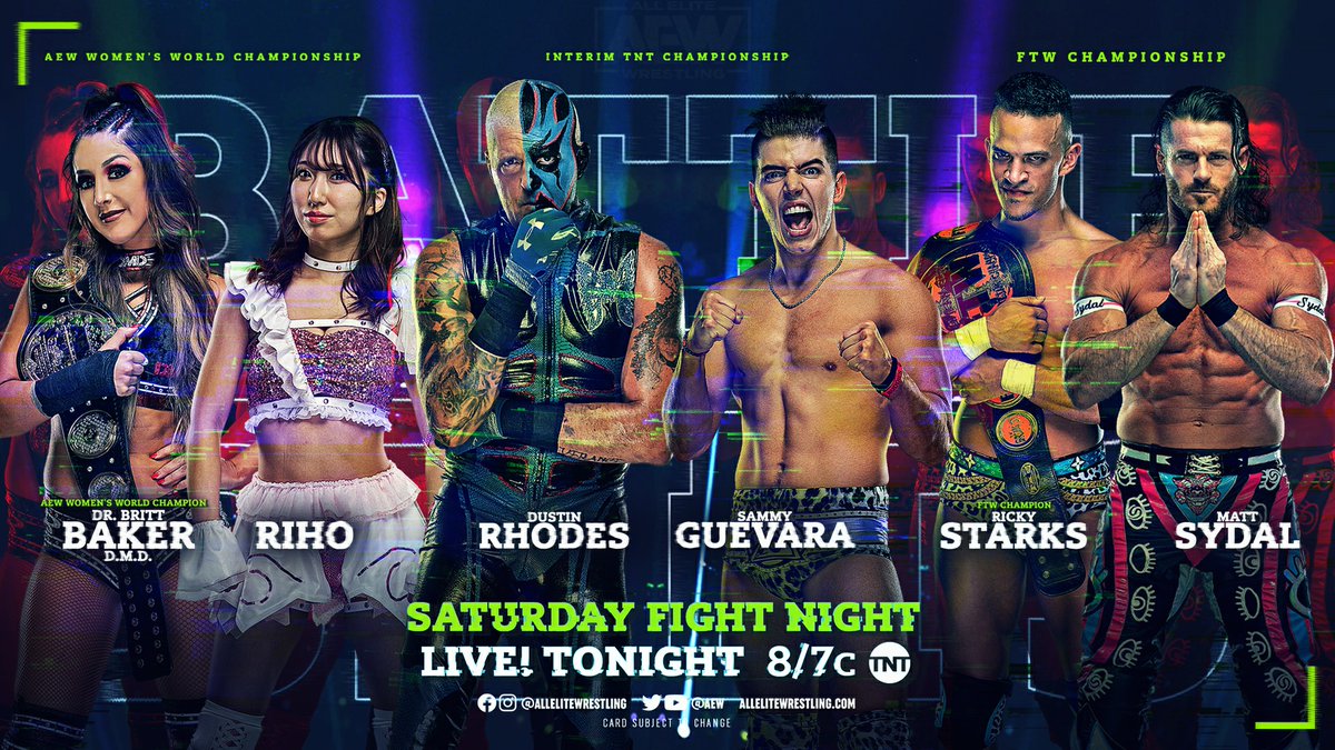 AEW Battle of the Belts live results: Britt Baker vs. Riho, Dustin Rhodes vs. Sammy Guevara