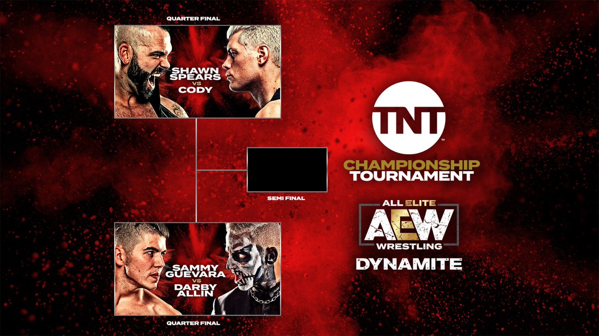 AEW reveals first half of TNT Championship tournament bracket
