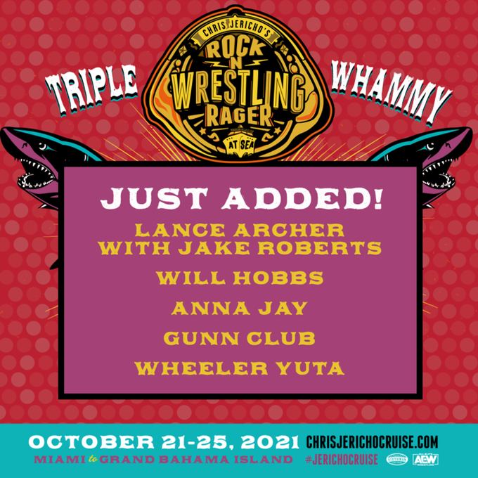 More AEW wrestlers announced for Chris Jericho cruise