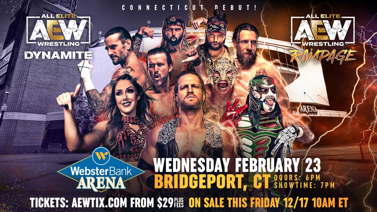AEW to make Connecticut debut in February