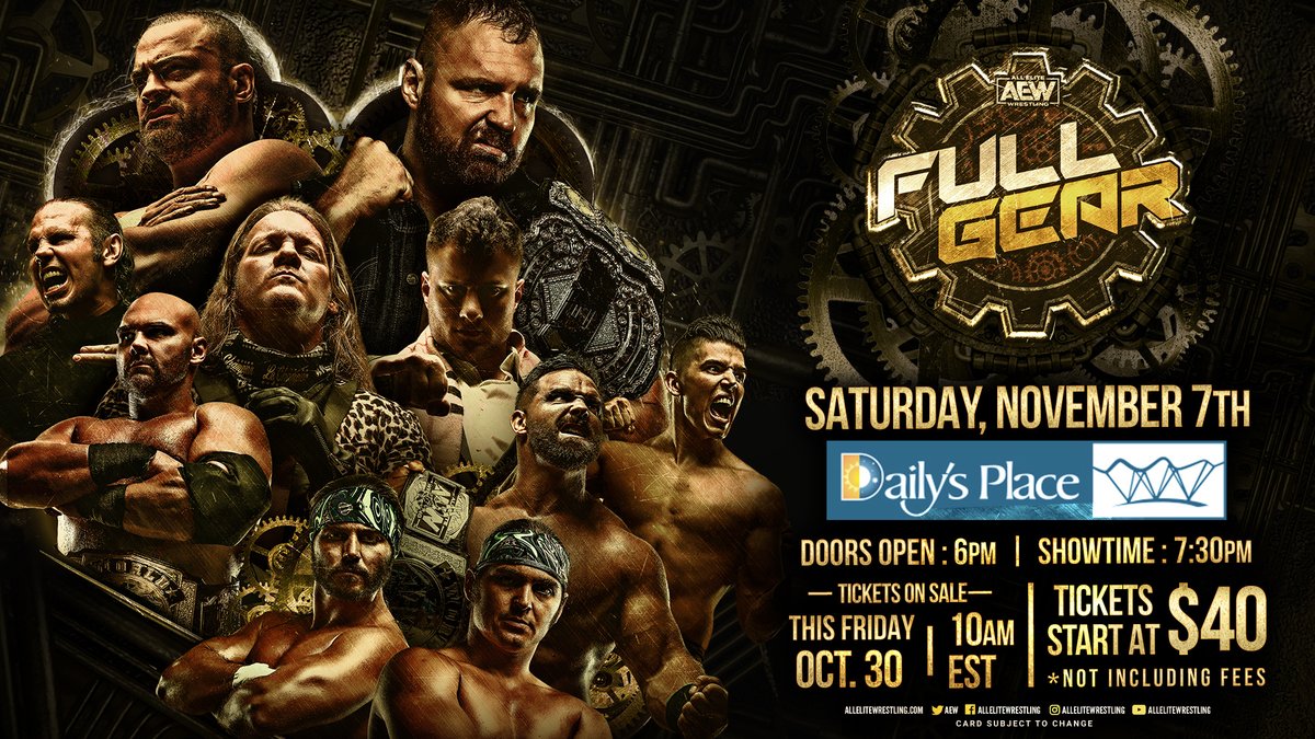 AEW announces Full Gear ticket details