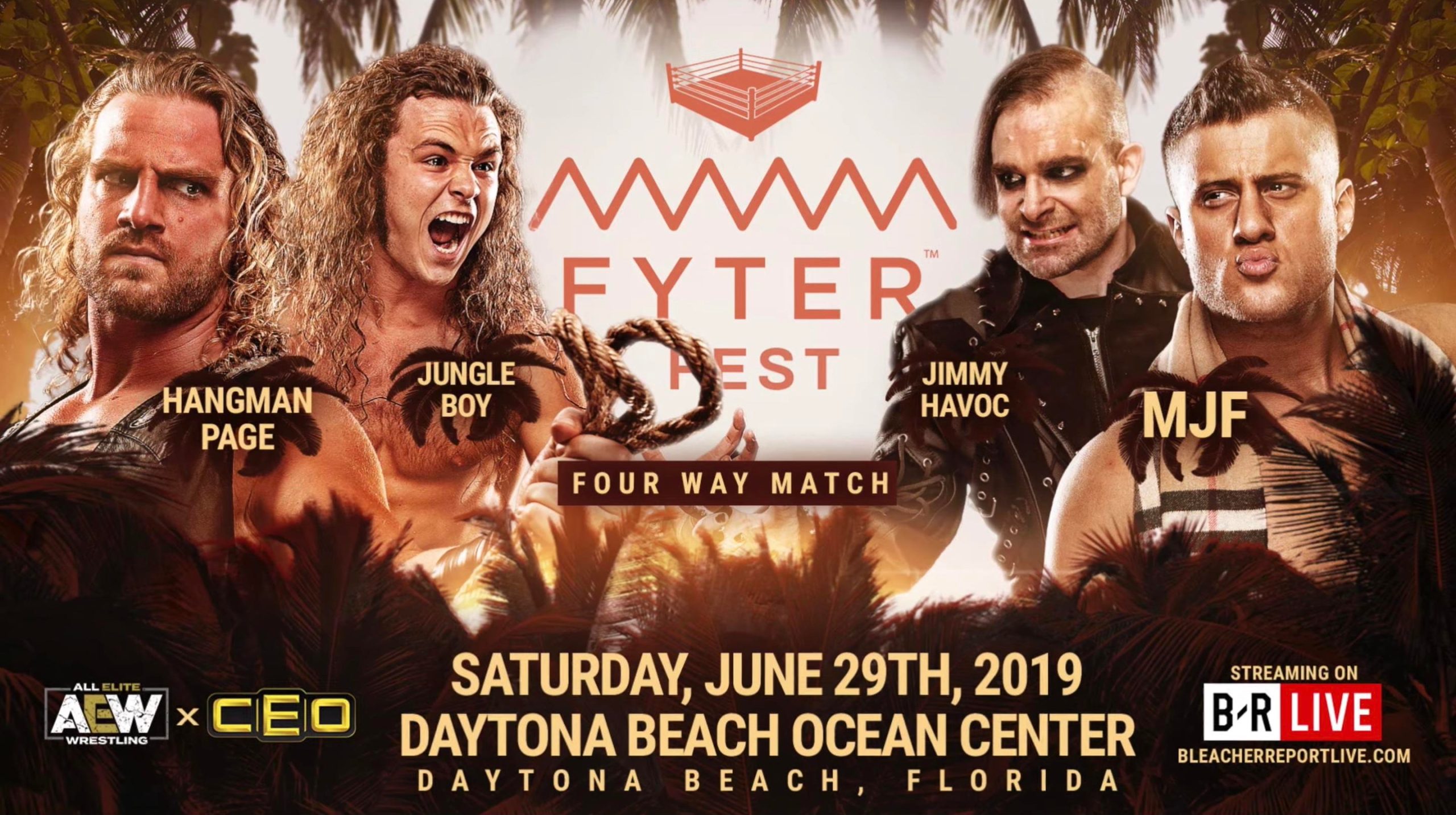 Page vs. MJF vs. Havoc vs. Jungle Boy set for AEW Fyter Fest