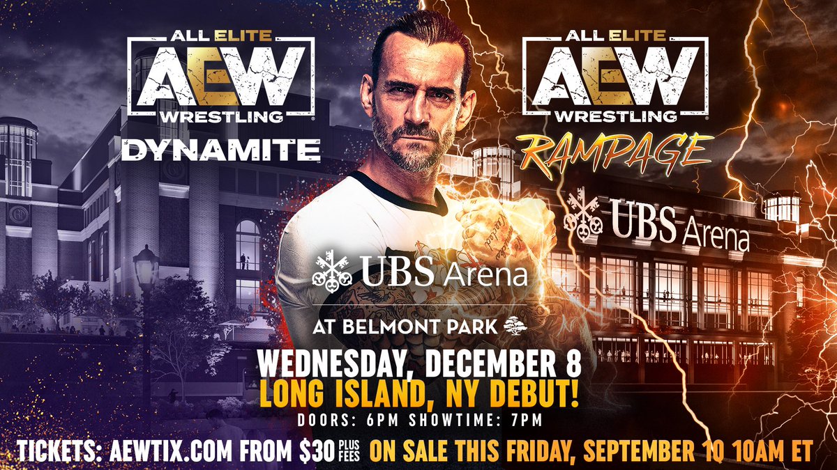 AEW announces Long Island debut for December