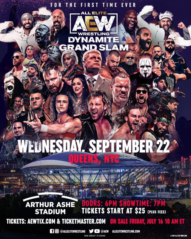 AEW announces September Dynamite stadium show for Queens, NY