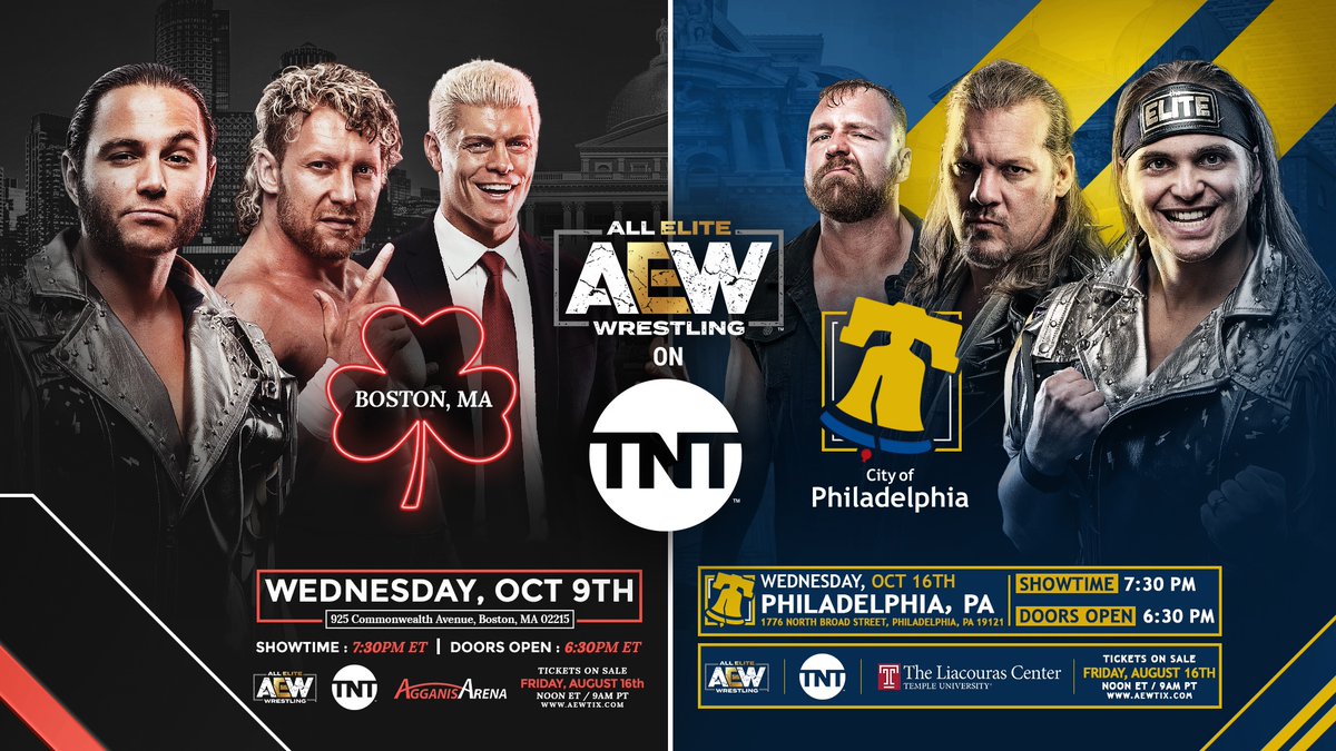 AEW announces ticket info for second and third TV episodes