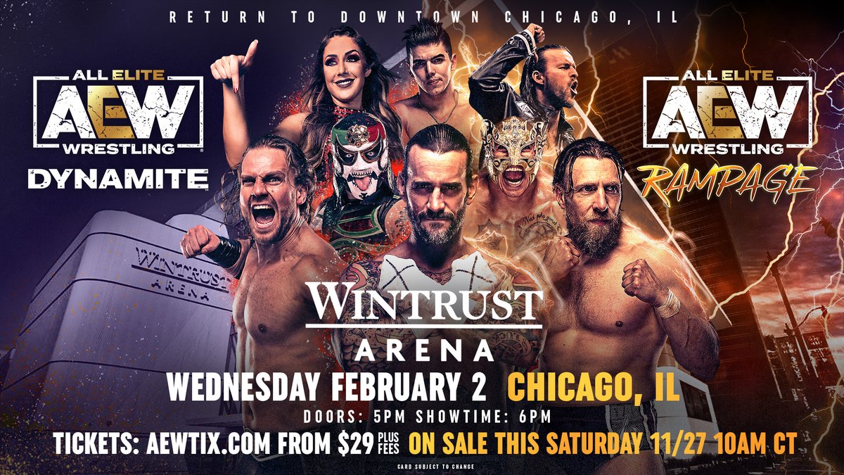 AEW returning to Chicago for February episode of Dynamite