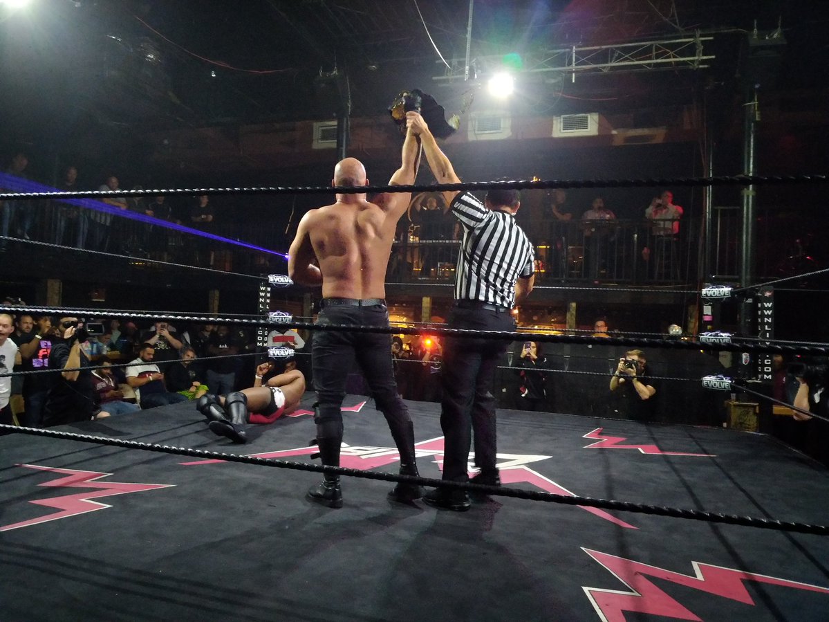 NXT’s Fabian Aichner wins EVOLVE Championship