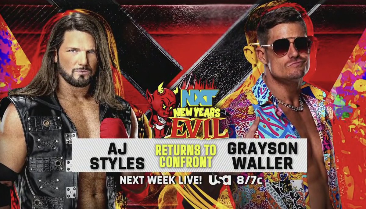 AJ Styles to appear at NXT New Year’s Evil