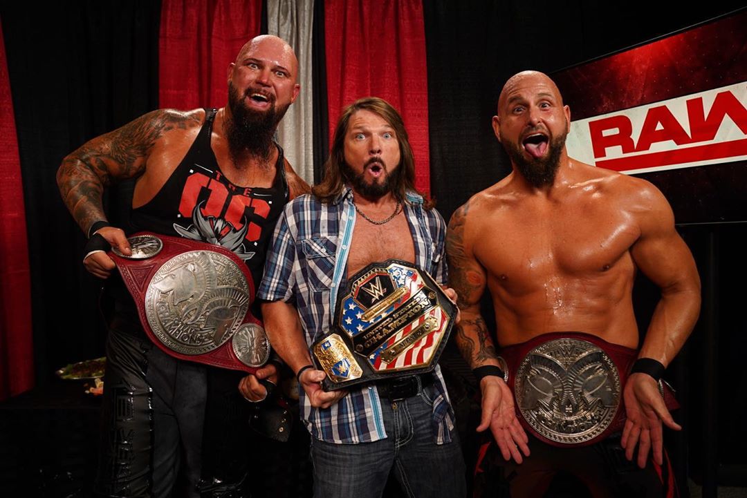 Luke Gallows & Karl Anderson win Raw Tag Team titles