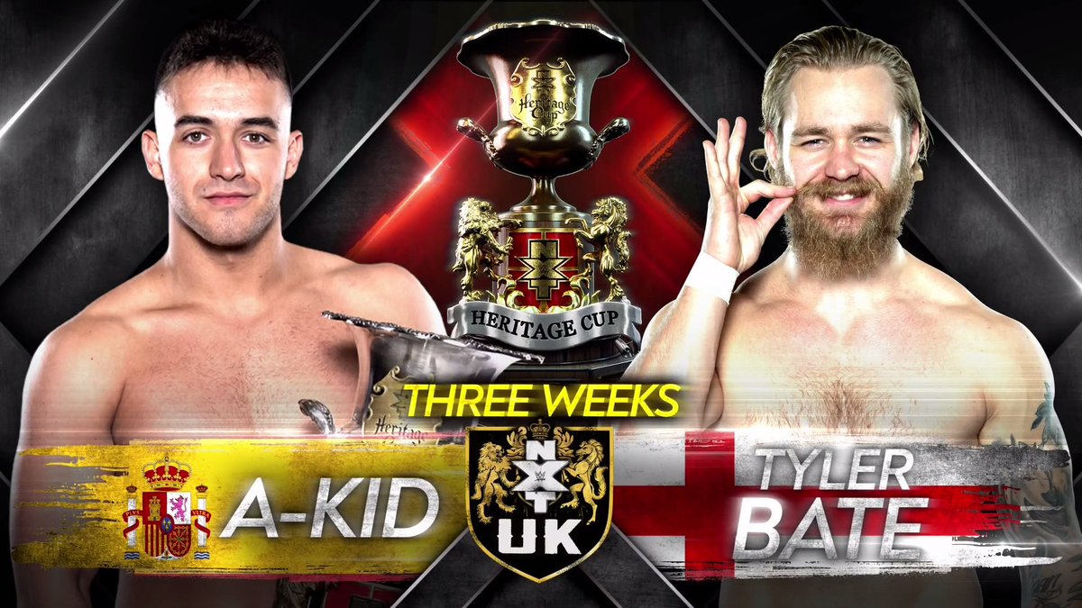 WWE sets date for A-Kid vs. Bate NXT UK Heritage Cup title match