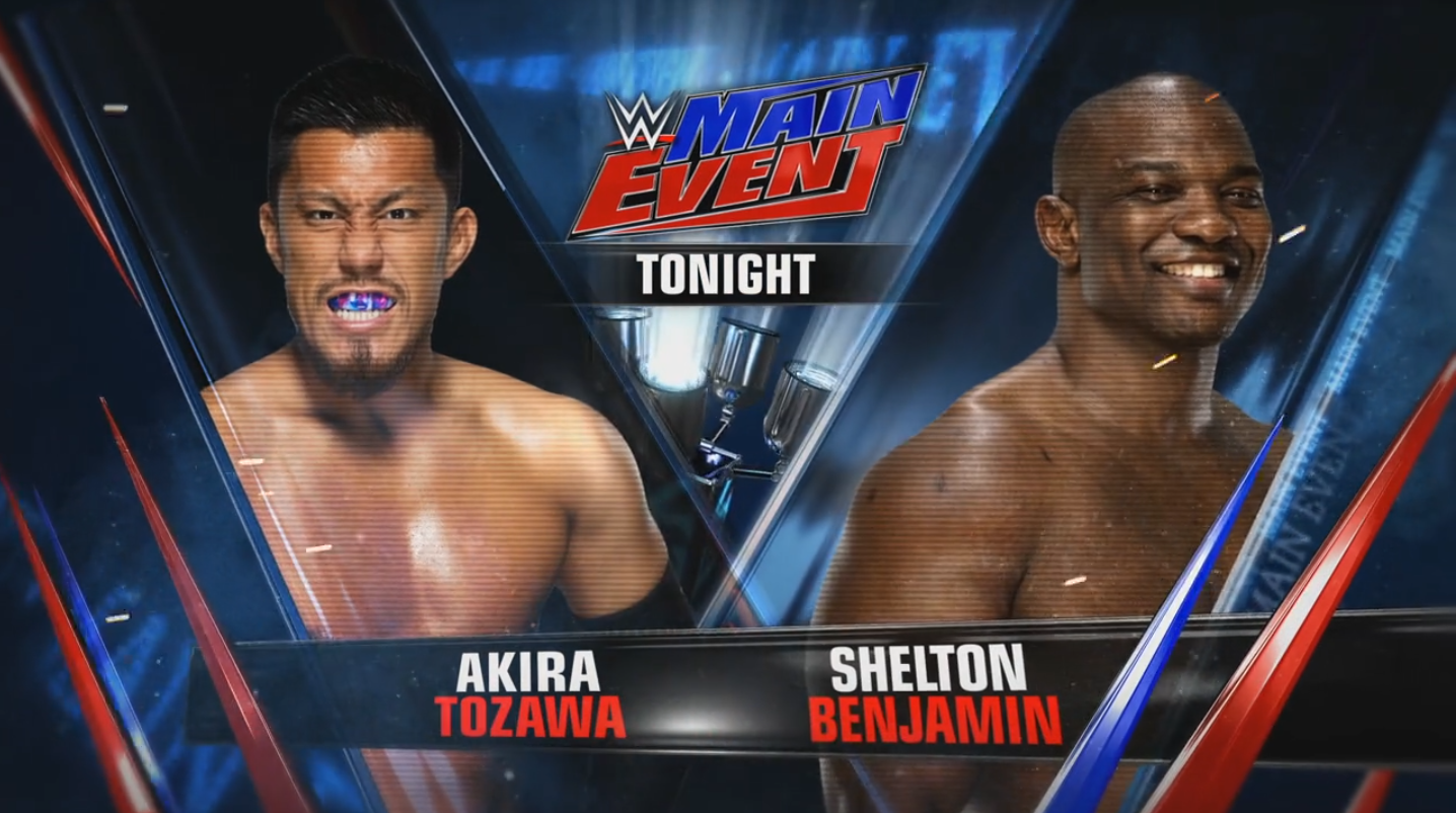 WWE Main Event results: Shelton Benjamin vs. Akira Tozawa