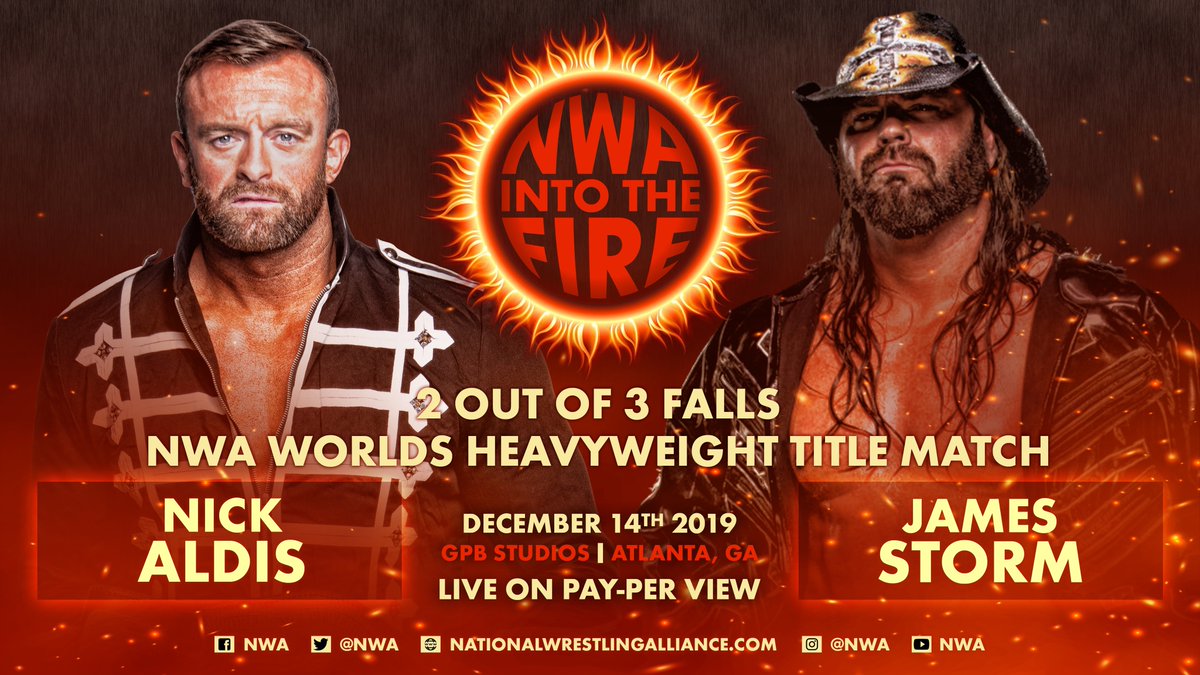 NWA Into the Fire live results: Nick Aldis vs. James Storm