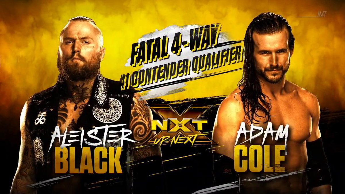 WWE NXT results: Aleister Black takes on Adam Cole