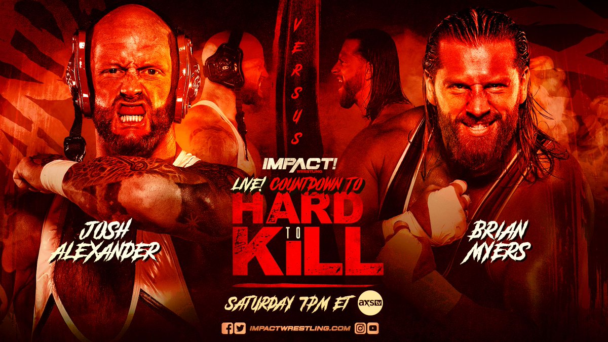 Josh Alexander vs. Brian Myers set for Impact Hard to Kill pre-show