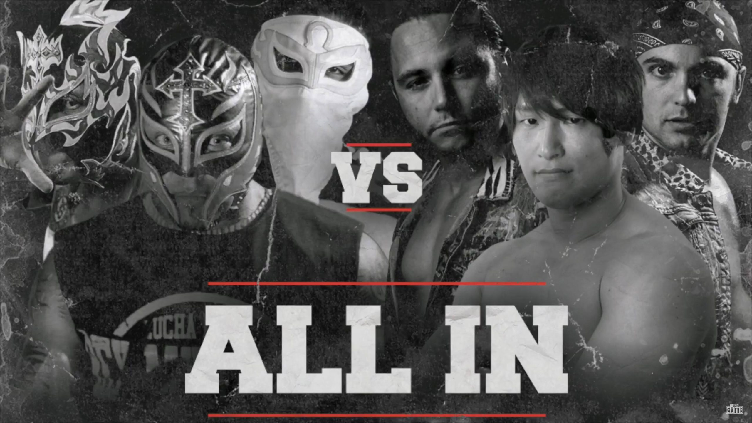 Rey Mysterio facing Young Bucks & Ibushi in six-man tag at All In