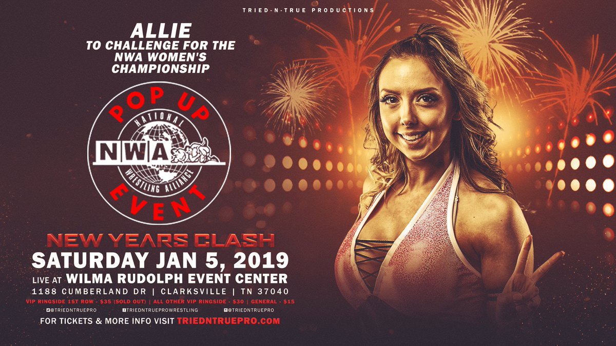 Title challengers announced for NWA pop-up event
