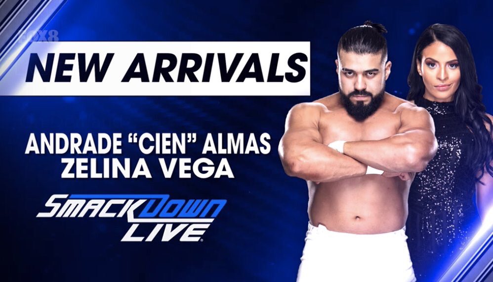 Andrade ‘Cien’ Almas, Zelina Vega heading to WWE SmackDown