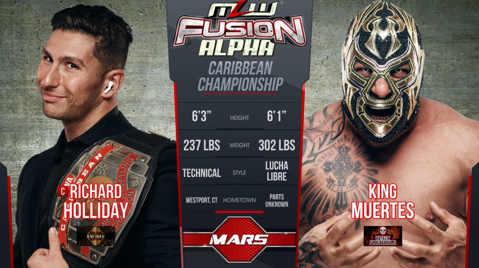 MLW Fusion Alpha results: Richard Holliday vs. King Muertes