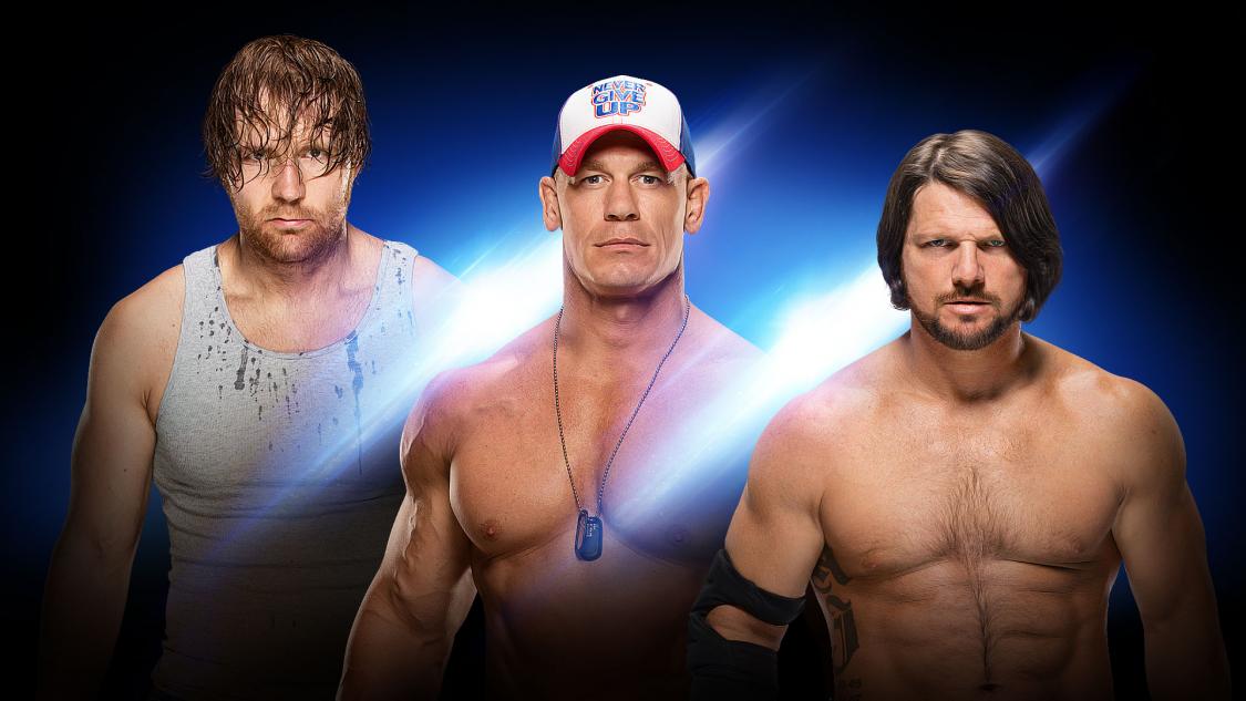WWE Palm Springs, CA, live results: John Cena vs. Dean Ambrose vs. AJ Styles