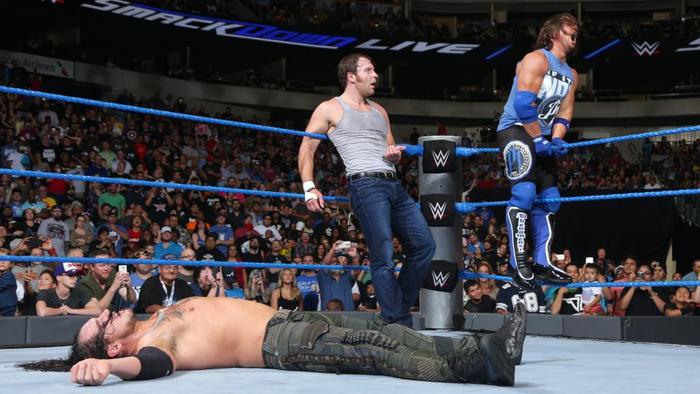 WWE SmackDown video highlights: Dean Ambrose vs. Baron Corbin
