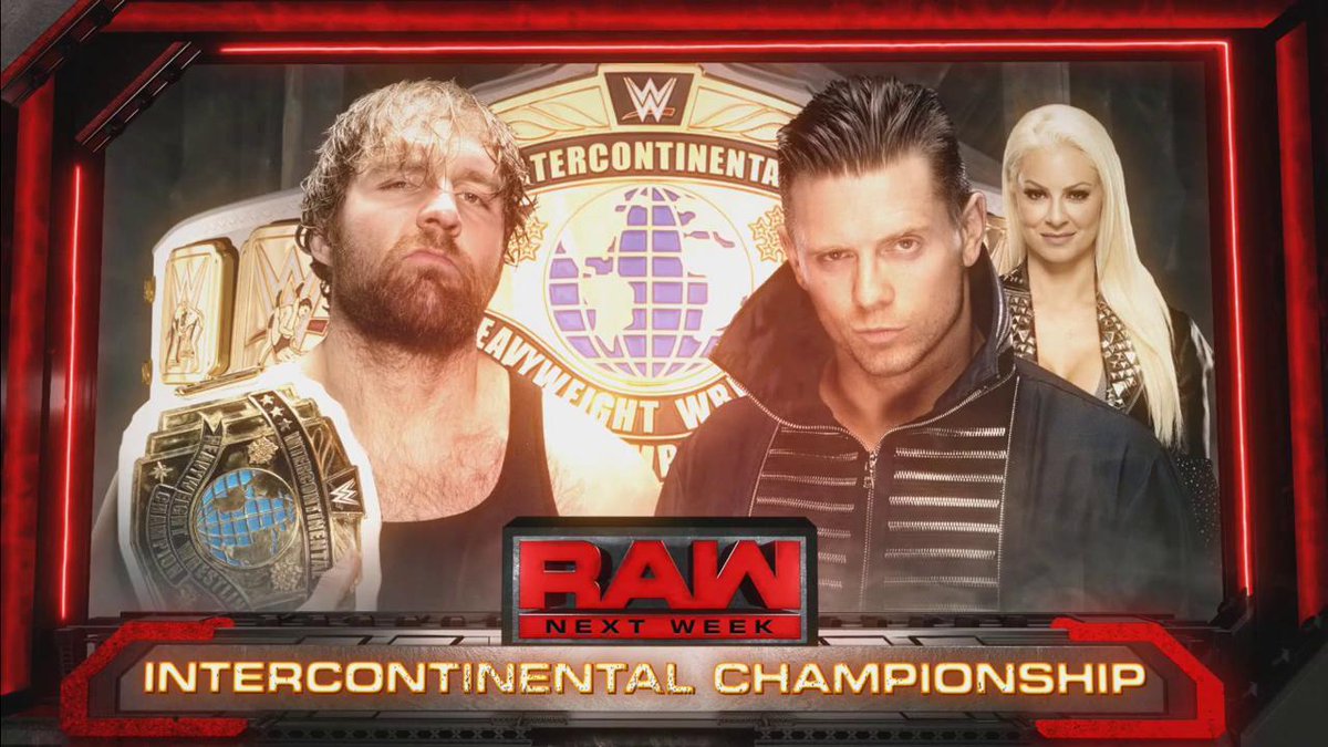 Dean Ambrose vs. The Miz set for Raw next week