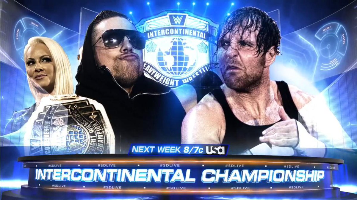 The Miz vs. Dean Ambrose set for the first SmackDown of 2017