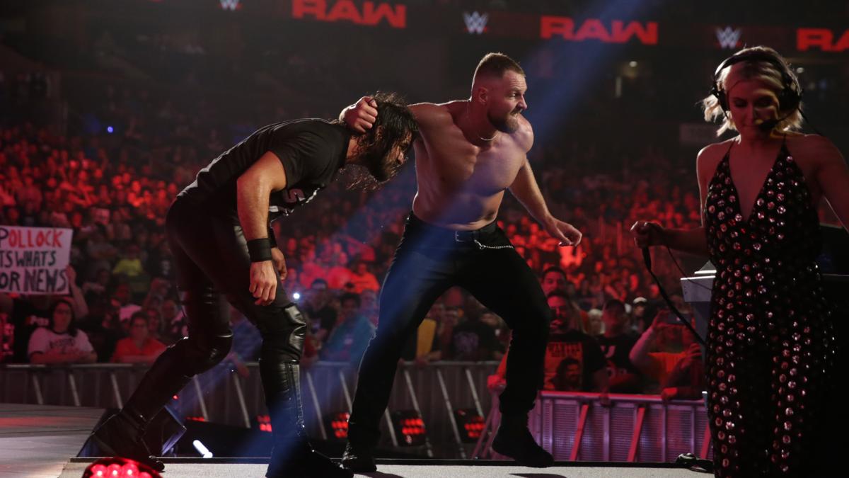 WWE Raw video highlights: Falls count anywhere main event