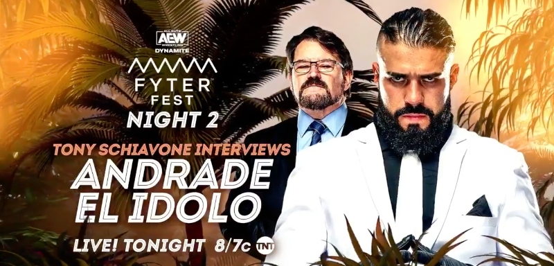 Andrade El Idolo interview set for AEW Fyter Fest night two