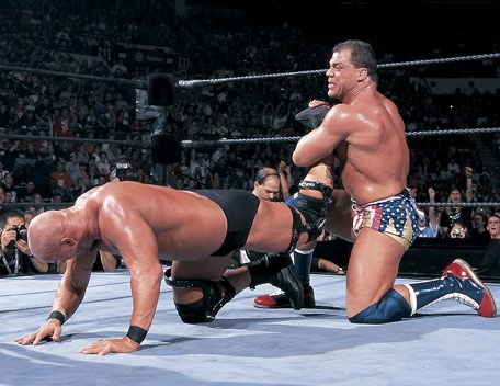 Daily Pro Wrestling History (09/23): Angle defeats Austin for WWF gold