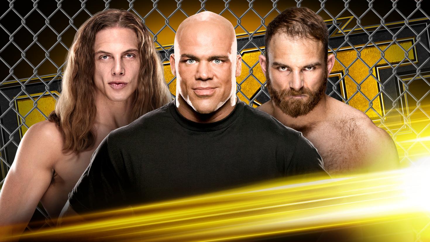 Kurt Angle to referee Riddle vs. Thatcher ‘cage fight’ on NXT