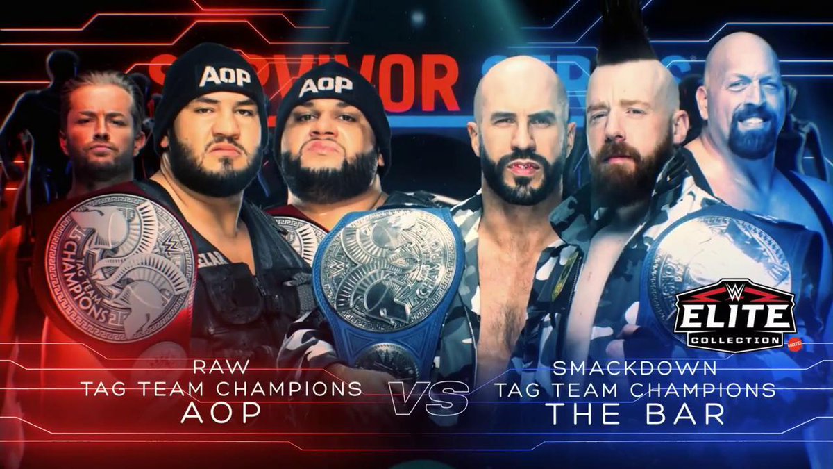 Two more Raw vs. SD matches official for WWE Survivor Series