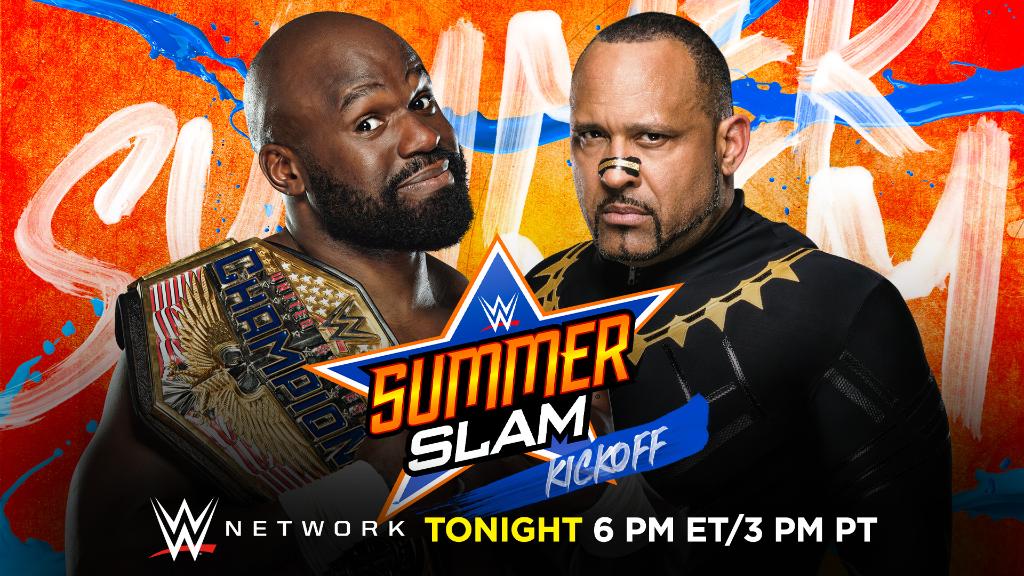 United States title match taking place on WWE SummerSlam pre-show