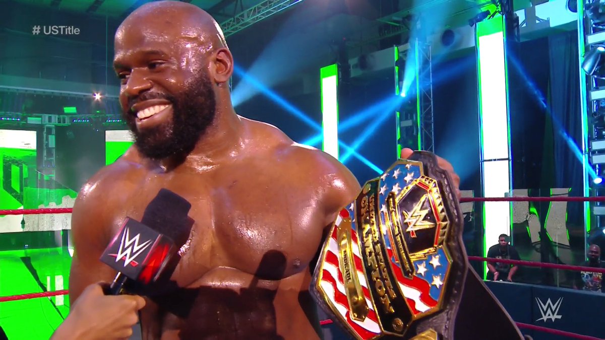 Apollo Crews wins United States title on WWE Raw
