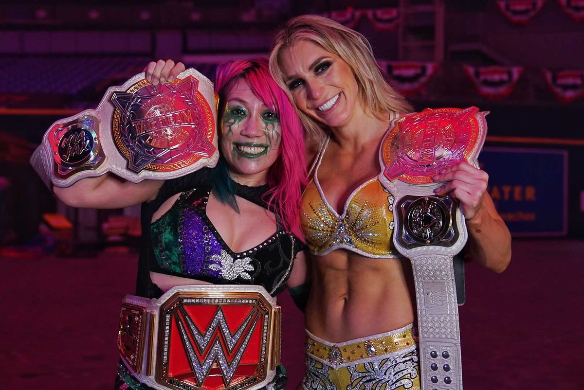 Charlotte Flair returns at WWE TLC, wins Tag Team titles with Asuka
