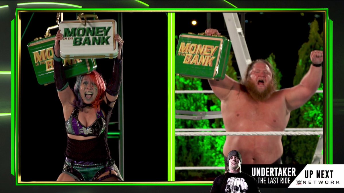 Asuka, Otis win WWE Money in the Bank ladder matches