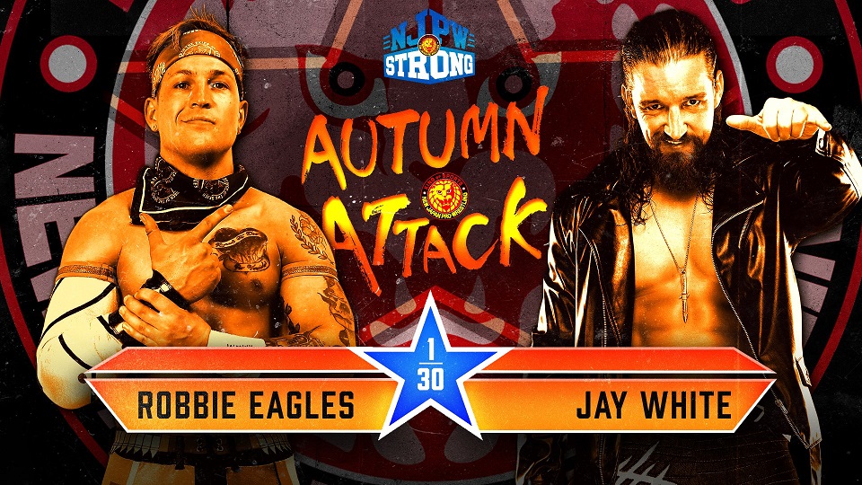Jay White vs. Robbie Eagles set for NJPW Autumn Attack