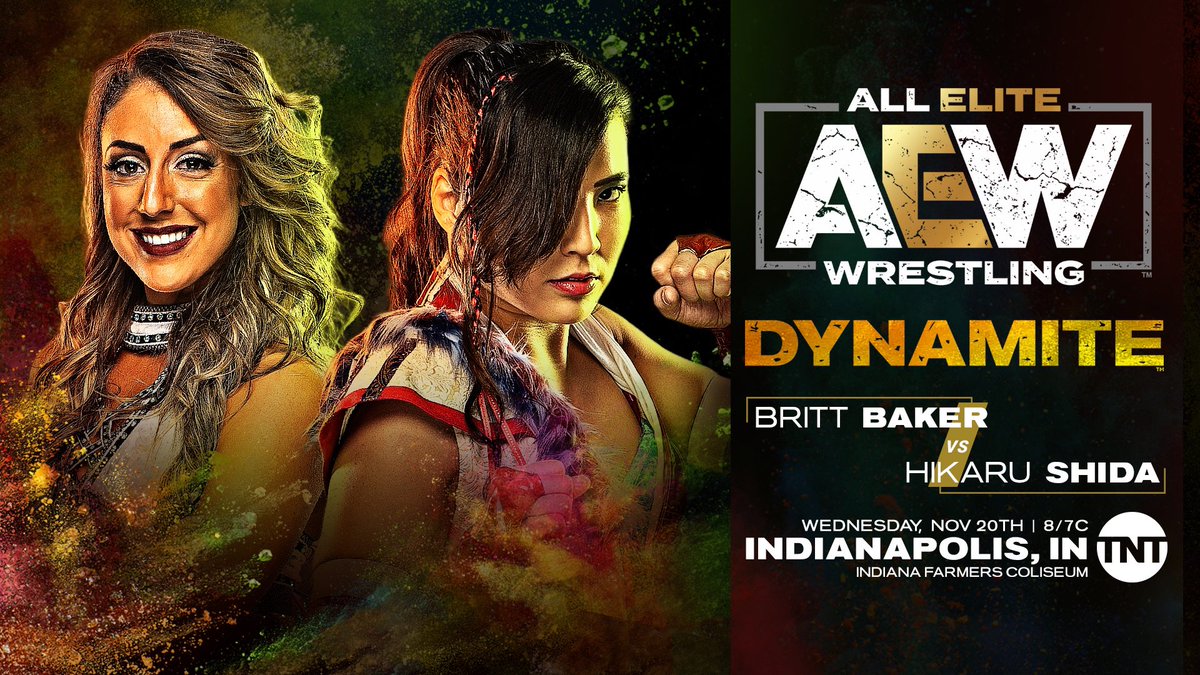 Britt Baker vs. Hikaru Shida announced for AEW Dynamite