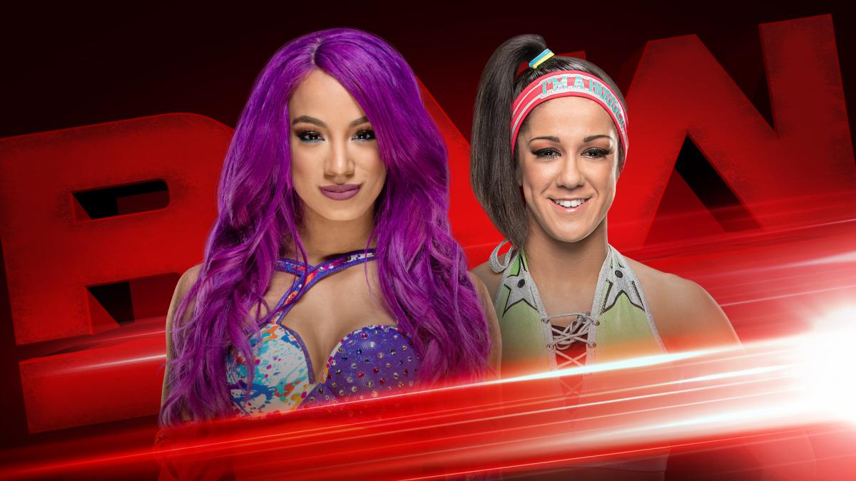 WWE Raw live results: Sasha Banks vs. Bayley