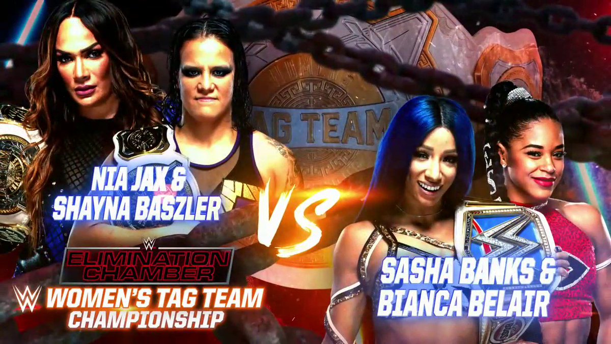 Women’s Tag Team title match added to WWE Elimination Chamber