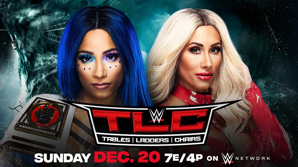 Sasha Banks-Carmella Women’s title match official for WWE TLC