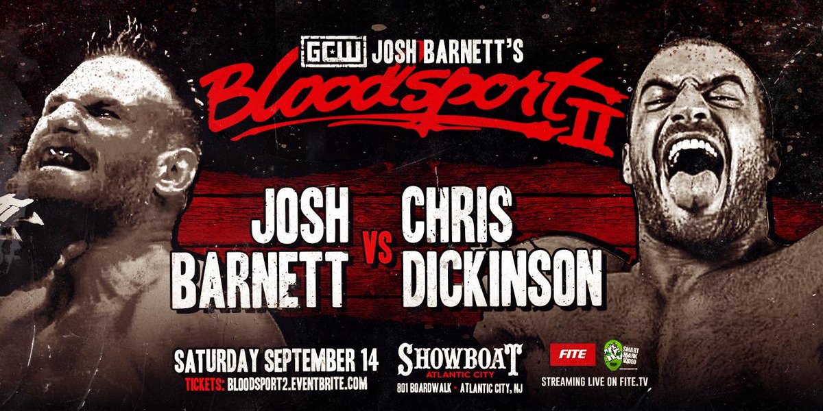 Josh Barnett to face Chris Dickinson at Bloodsport