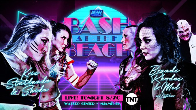 Brandi Rhodes filling in for Awesome Kong in AEW Dynamite tag match