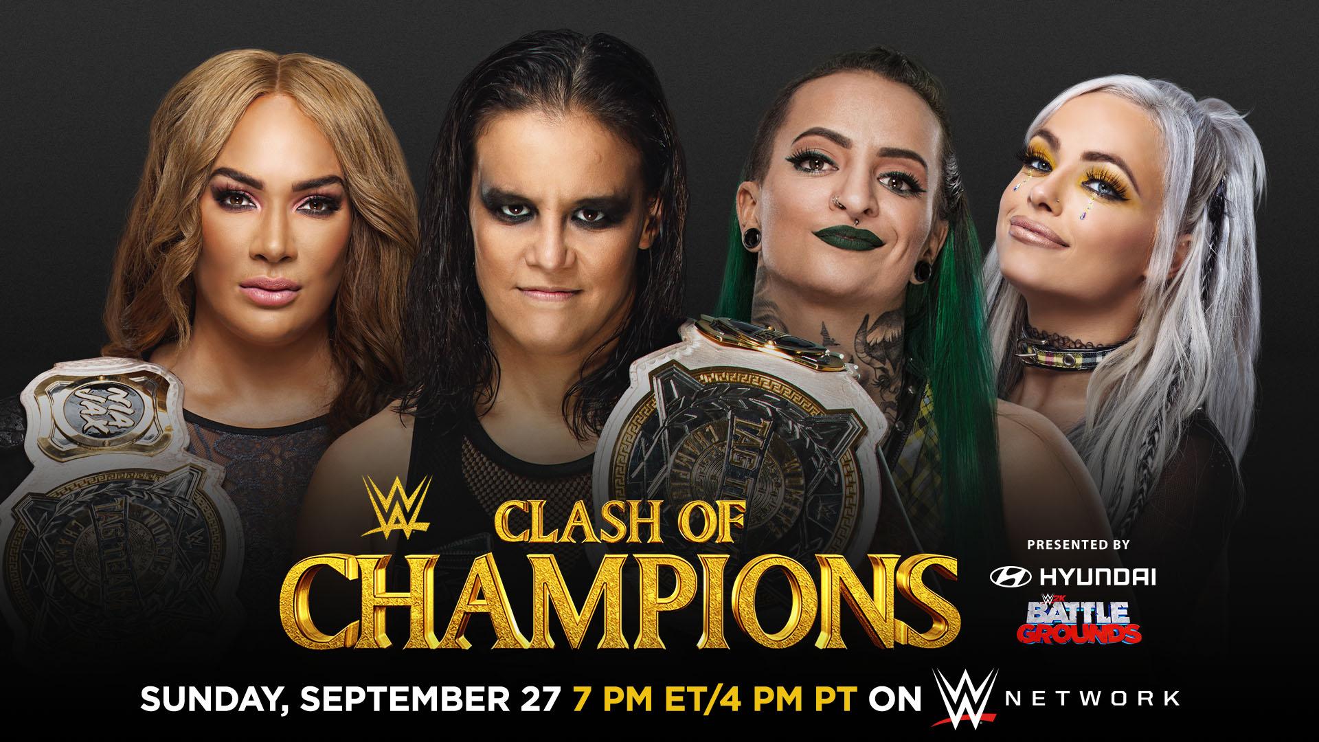 Women’s Tag Team title match set for WWE Clash of Champions