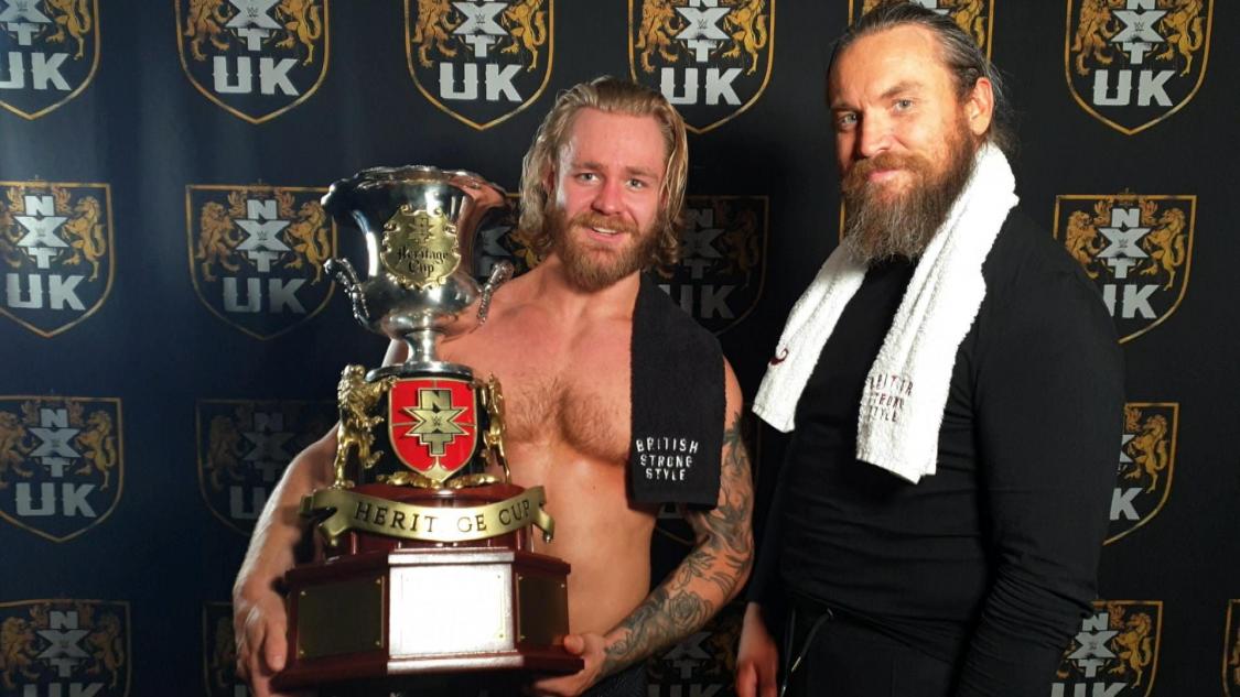 Tyler Bate wins NXT UK Heritage Cup Championship