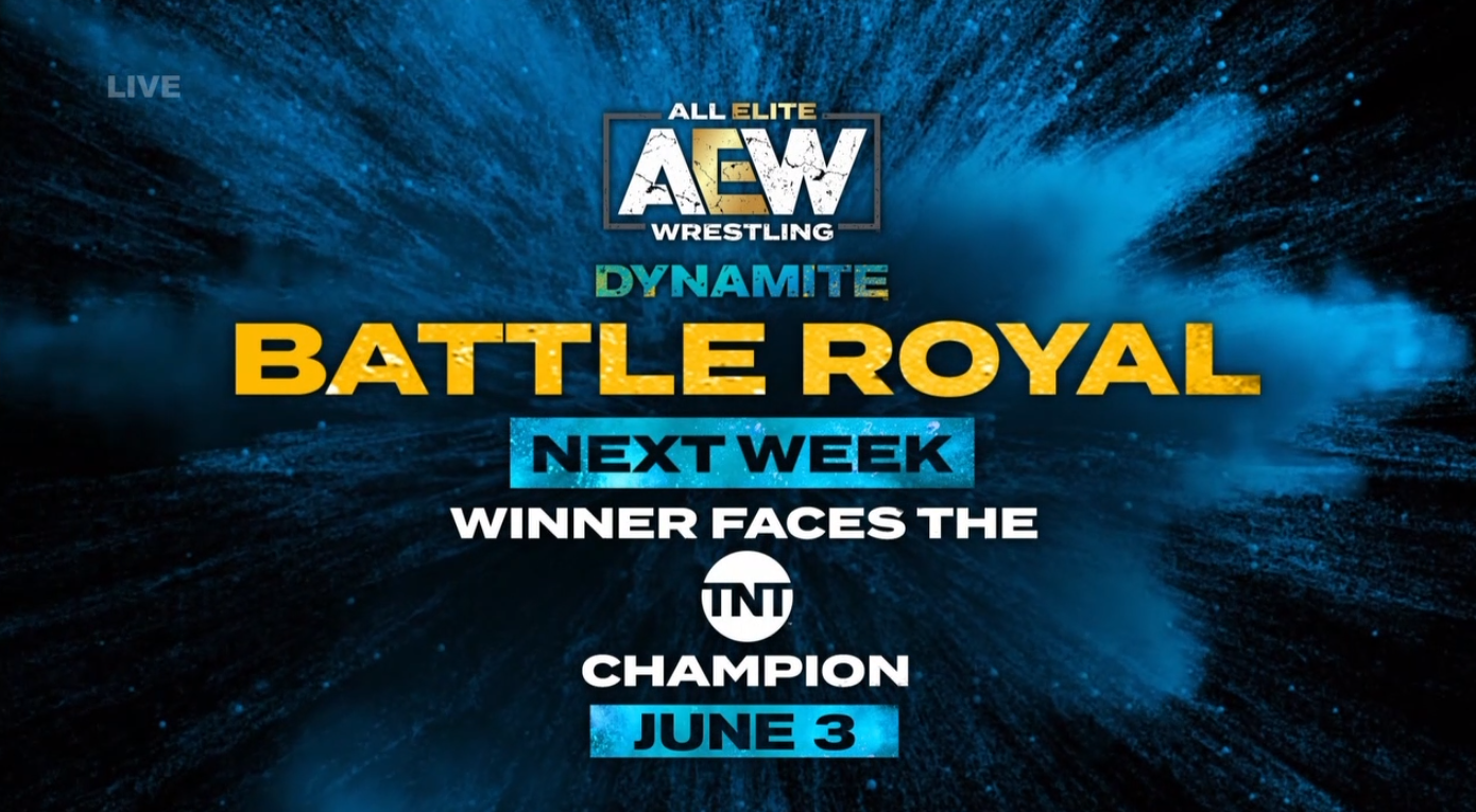Battle royal announced for next week’s AEW Dynamite