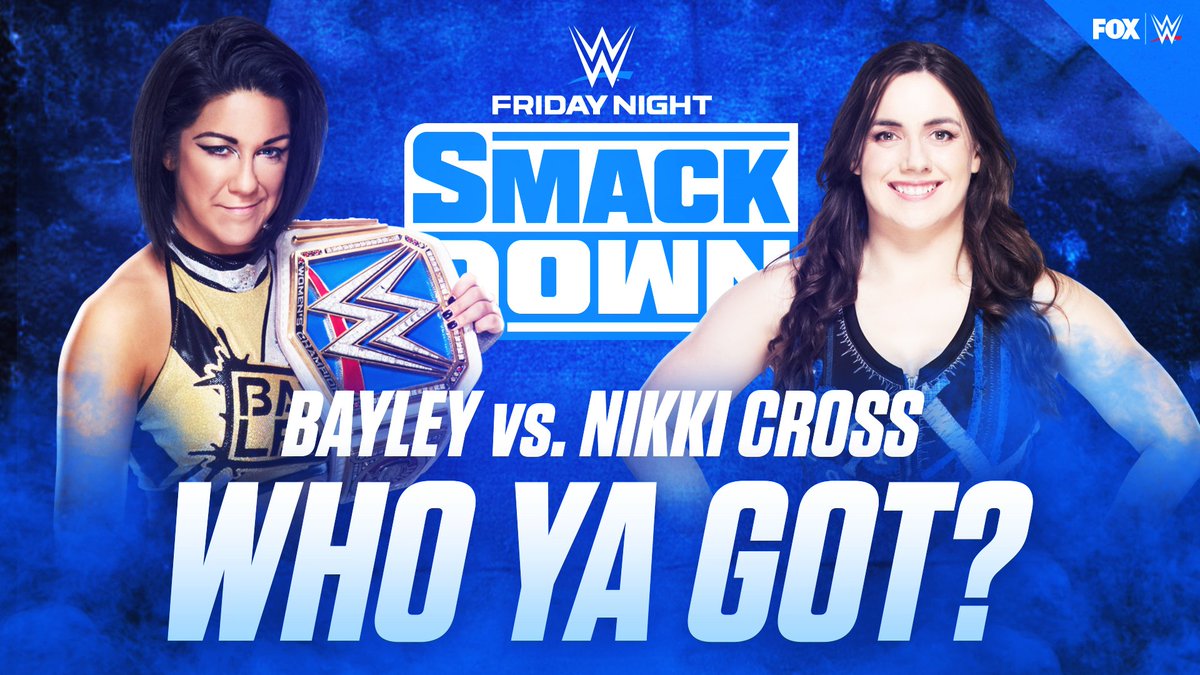 Bayley vs. Nikki Cross Women’s title match set for WWE SmackDown