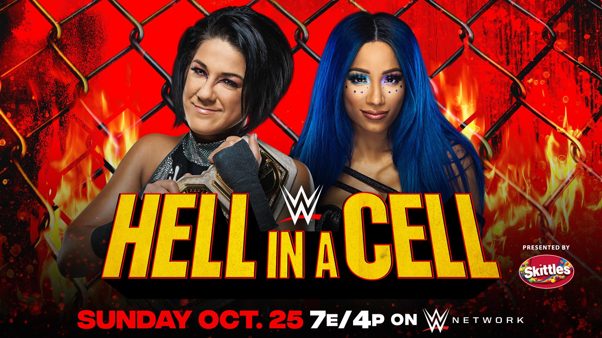 Bayley vs. Sasha Banks official for WWE Hell in a Cell