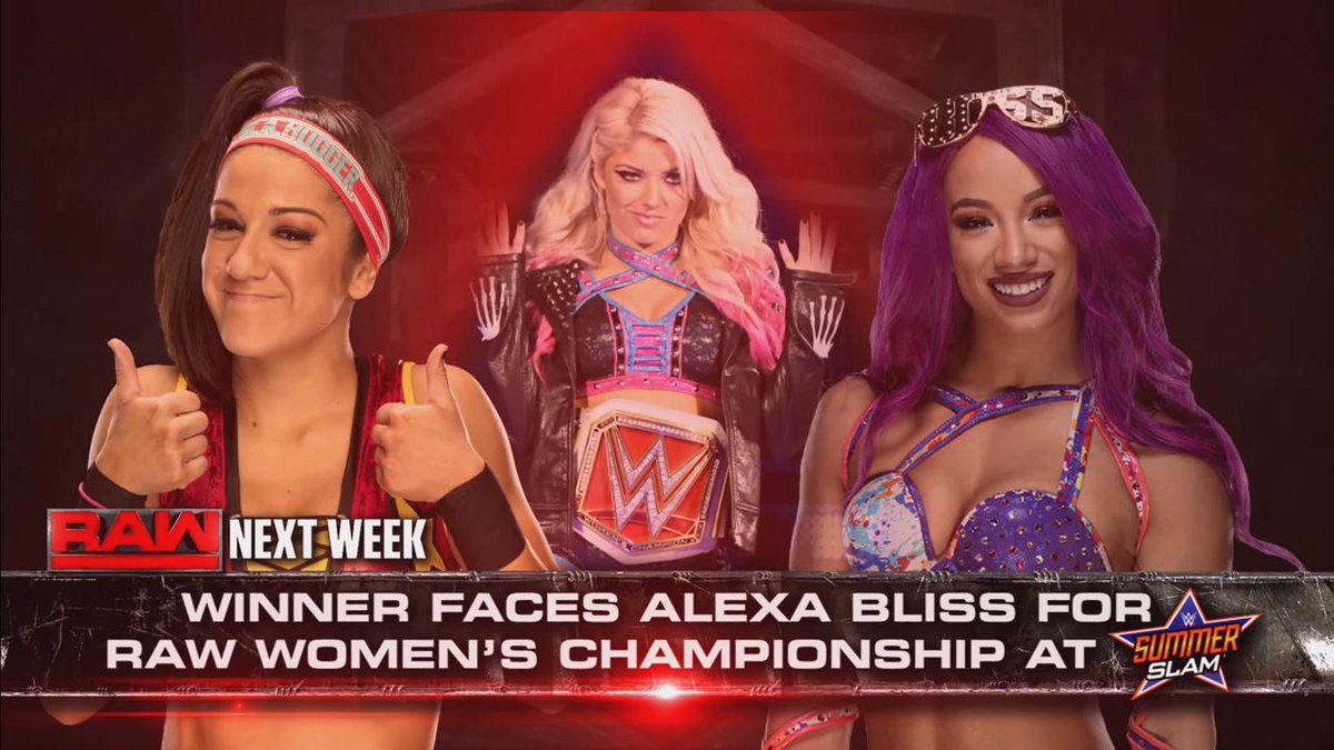 Three matches set for WWE Raw next week