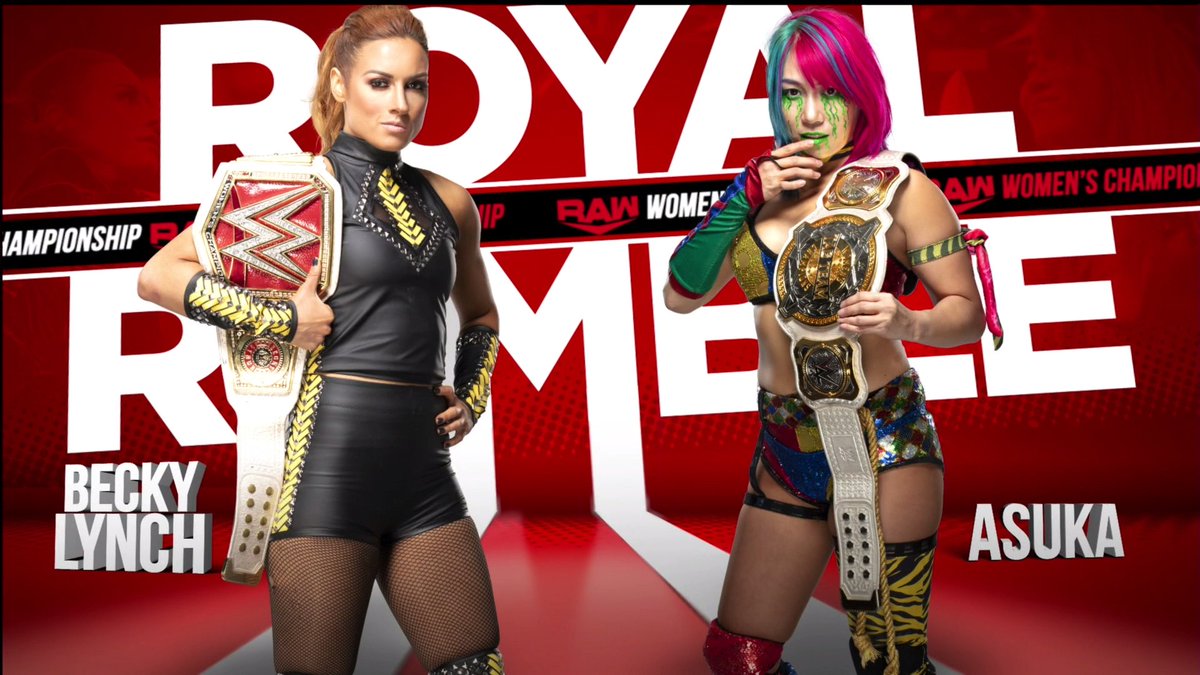 Becky Lynch vs. Asuka official for WWE Royal Rumble