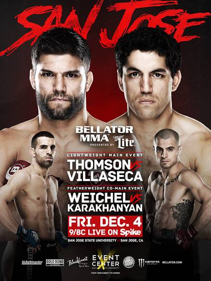 Bellator 147 live results: Josh Thomson vs Pablo Villaseca
